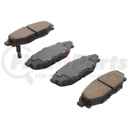 MPA Electrical 1000-1114M Quality-Built Disc Brake Pad Set - Semi-Metallic