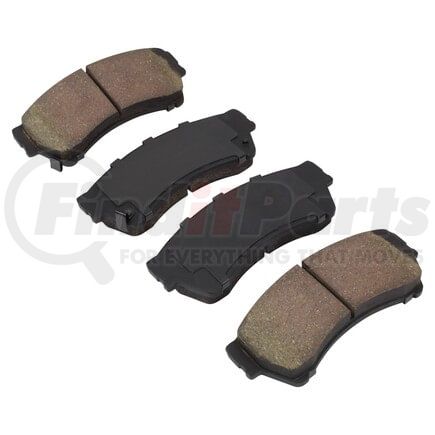 MPA Electrical 1000-1164C Quality-Built Disc Brake Pad Set - Ceramic