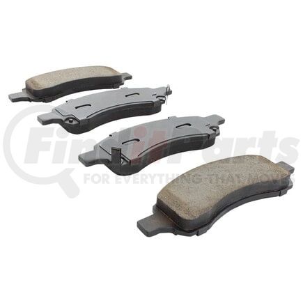 MPA Electrical 1000-1169M Quality-Built Disc Brake Pad Set - Semi-Metallic