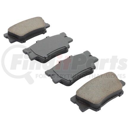 MPA Electrical 1000-1212M Quality-Built Disc Brake Pad Set - Semi-Metallic