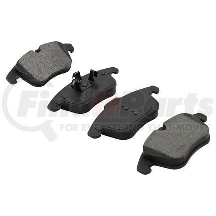 MPA Electrical 1000-1241M Quality-Built Disc Brake Pad Set - Semi-Metallic