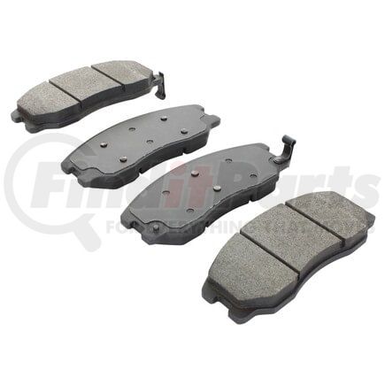 MPA Electrical 1000-1264M Quality-Built Disc Brake Pad Set - Semi-Metallic