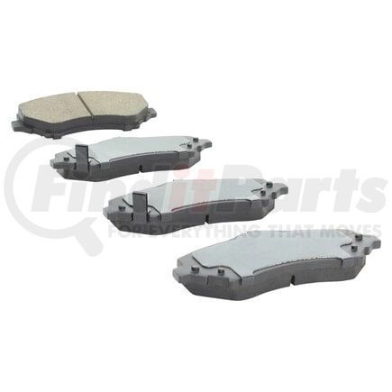 MPA Electrical 1000-1273C Quality-Built Disc Brake Pad Set - Ceramic