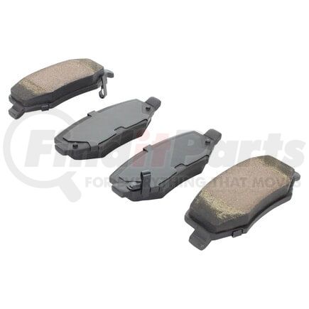 MPA Electrical 1000-1274C Quality-Built Disc Brake Pad Set - Ceramic