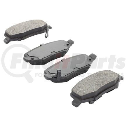 MPA Electrical 1000-1274M Quality-Built Disc Brake Pad Set - Semi-Metallic