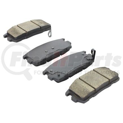 MPA Electrical 1000-1275M Quality-Built Disc Brake Pad Set - Semi-Metallic