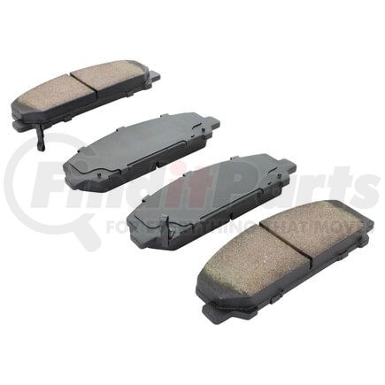 MPA Electrical 1000-1286C Quality-Built Disc Brake Pad Set - Ceramic