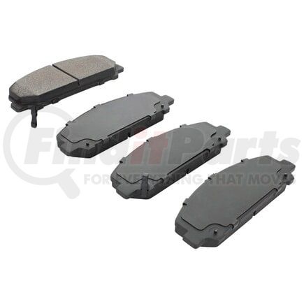 MPA Electrical 1000-1286M Quality-Built Disc Brake Pad Set - Semi-Metallic