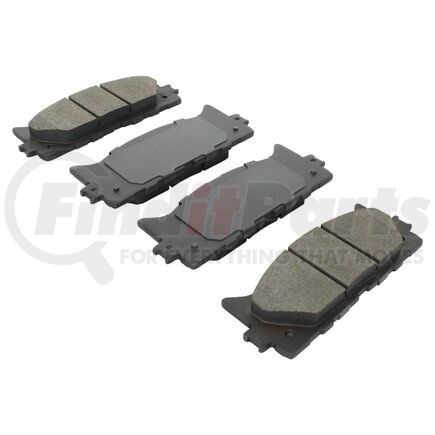 MPA Electrical 1000-1293M Quality-Built Disc Brake Pad Set - Semi-Metallic