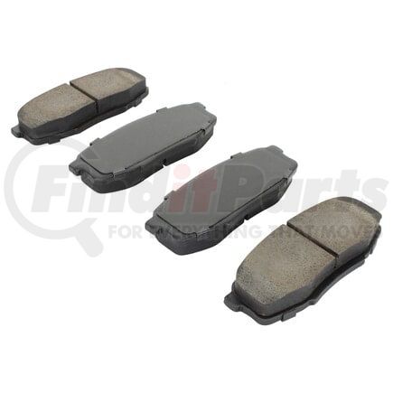MPA Electrical 1000-1304M Quality-Built Disc Brake Pad Set - Semi-Metallic