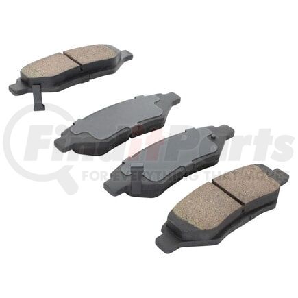 MPA Electrical 1000-1337C Quality-Built Disc Brake Pad Set - Ceramic