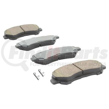 MPA Electrical 1000-1338C Quality-Built Disc Brake Pad Set - Ceramic