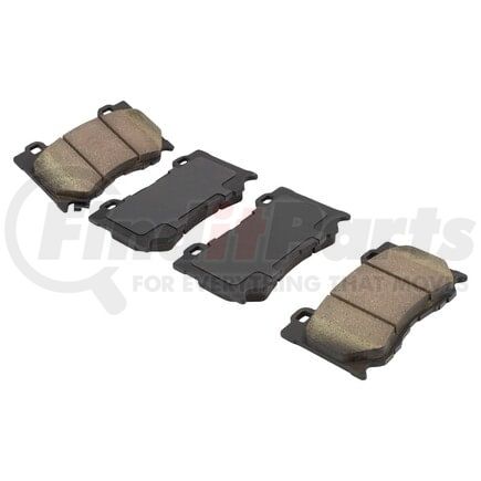 MPA Electrical 1000-1346C Quality-Built Disc Brake Pad Set - Ceramic
