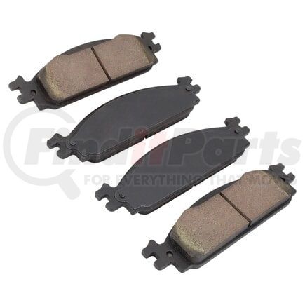 MPA Electrical 1000-1376C Quality-Built Disc Brake Pad Set - Ceramic