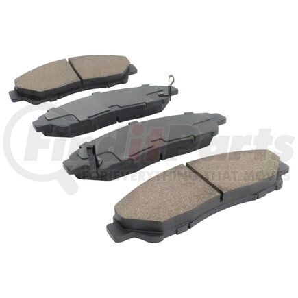 MPA Electrical 1000-1378C Quality-Built Disc Brake Pad Set - Ceramic