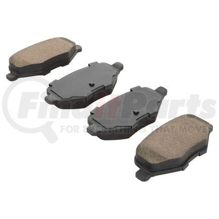 MPA Electrical 1000-1377C Quality-Built Disc Brake Pad Set - Ceramic