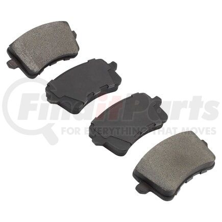 MPA Electrical 1000-1386M Quality-Built Disc Brake Pad Set - Semi-Metallic