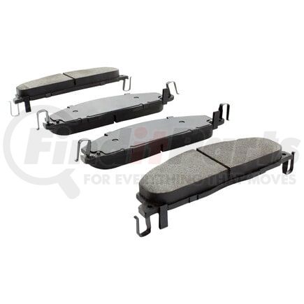 MPA Electrical 1000-1400M Quality-Built Disc Brake Pad Set - Semi-Metallic