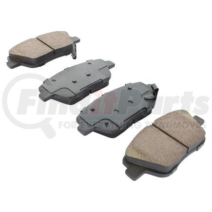 MPA Electrical 1000-1444C Quality-Built Disc Brake Pad Set - Ceramic