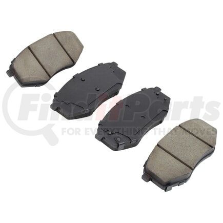 MPA Electrical 1000-1447C Quality-Built Disc Brake Pad Set - Ceramic