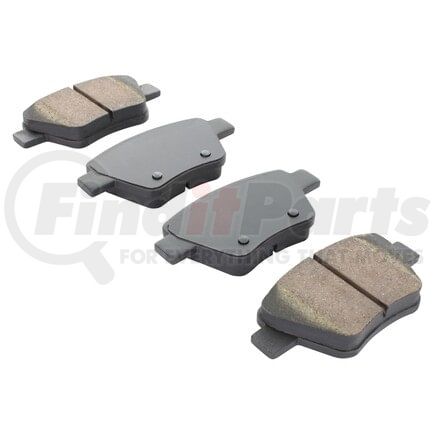 MPA Electrical 1000-1456M Quality-Built Disc Brake Pad Set - Semi-Metallic