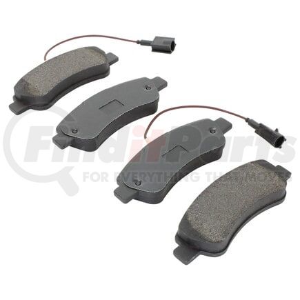 MPA Electrical 1000-1490AM Quality-Built Disc Brake Pad Set - Semi-Metallic