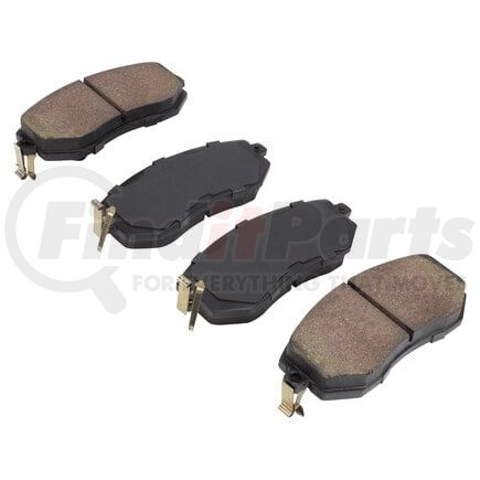 MPA Electrical 1000-1539C Quality-Built Disc Brake Pad Set - Ceramic