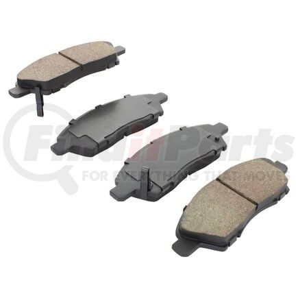 MPA Electrical 1000-1592C Quality-Built Disc Brake Pad Set - Ceramic