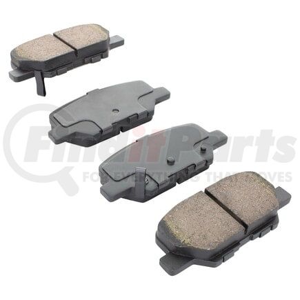 MPA Electrical 1000-1679C Quality-Built Disc Brake Pad Set - Ceramic