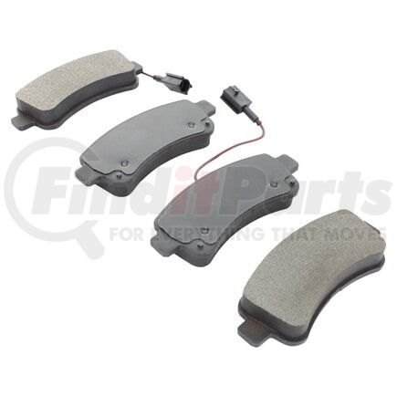MPA Electrical 1000-1746AM Quality-Built Disc Brake Pad Set - Semi-Metallic