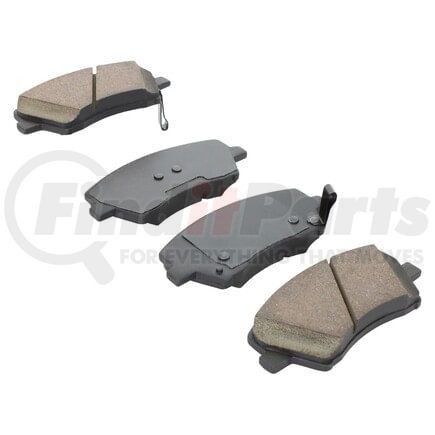 MPA Electrical 1000-1912C Quality-Built Disc Brake Pad Set - Ceramic