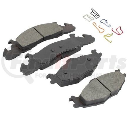 MPA Electrical 1001-0259M Quality-Built Premium Semi-Metallic Brake Pads w/ Hardware