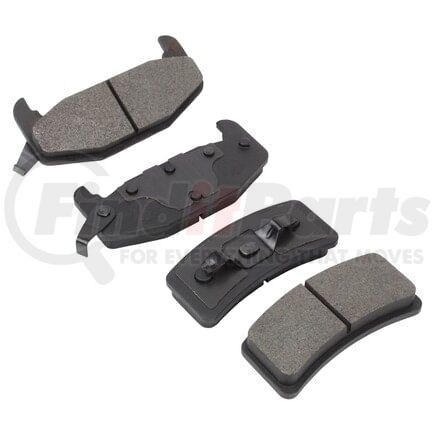 MPA Electrical 1001-0377M Quality-Built Premium Semi-Metallic Brake Pads w/ Hardware