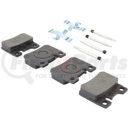 MPA Electrical 1001-0620M Quality-Built Premium Semi-Metallic Brake Pads w/ Hardware