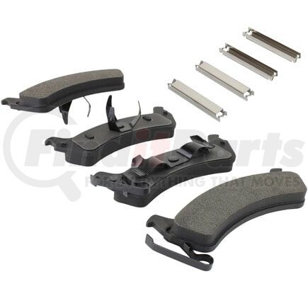 MPA Electrical 1001-0664M Quality-Built Premium Semi-Metallic Brake Pads w/ Hardware