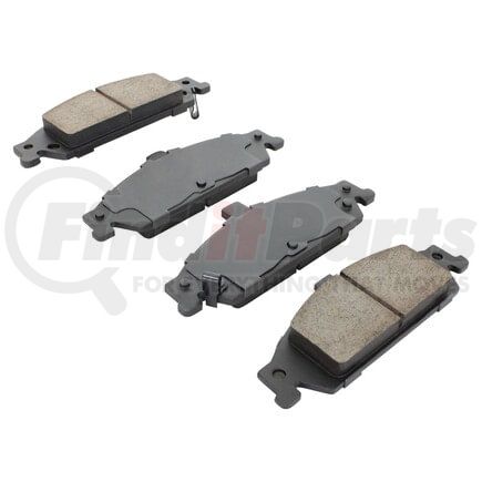 MPA Electrical 1001-0727C Quality-Built Premium Ceramic Brake Pads w/ Hardware