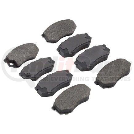 MPA Electrical 1001-0735M Quality-Built Premium Semi-Metallic Brake Pads w/ Hardware