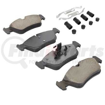 MPA Electrical 1001-0781C Quality-Built Disc Brake Pad, Premium, Ceramic, with Hardware
