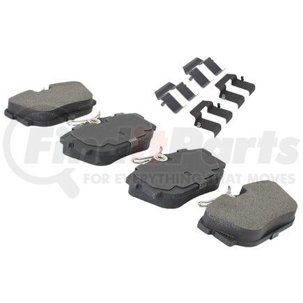 MPA Electrical 1001-0877M Quality-Built Premium Semi-Metallic Brake Pads w/ Hardware