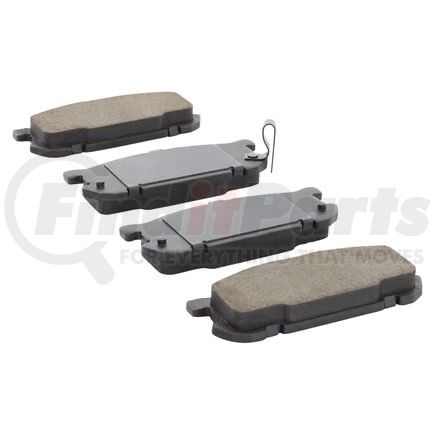 MPA Electrical 1001-0891C Quality-Built Premium Ceramic Brake Pads w/ Hardware