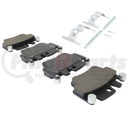 MPA Electrical 1001-0917M Quality-Built Premium Semi-Metallic Brake Pads w/ Hardware