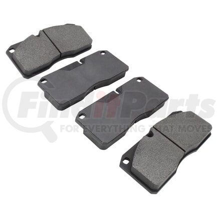 MPA Electrical 1001-1027M Quality-Built Premium Semi-Metallic Brake Pads