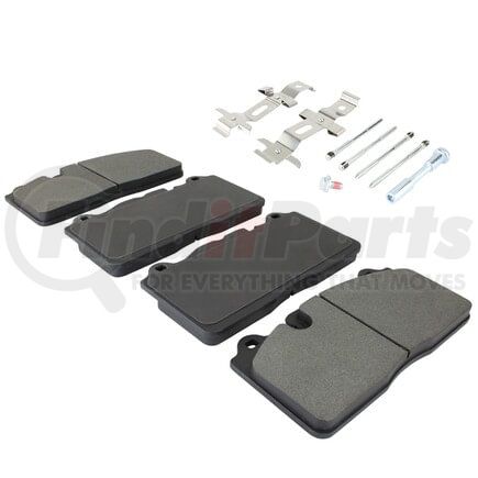 MPA Electrical 1001-1395M Quality-Built Premium Semi-Metallic Brake Pads w/ Hardware