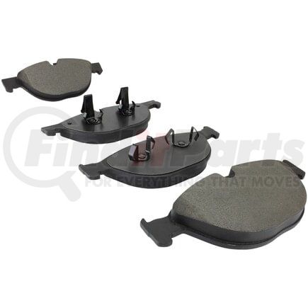 MPA Electrical 1001-1448M Quality-Built Premium Semi-Metallic Brake Pads w/ Hardware