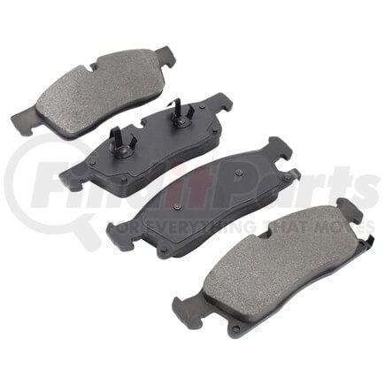 MPA Electrical 1001-1629M Quality-Built Premium Semi-Metallic Brake Pads w/ Hardware