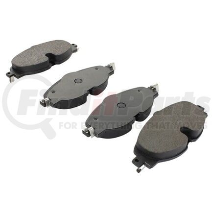 MPA Electrical 1001-1760M Quality-Built Disc Brake Pad Set - Premium, Semi-Metallic