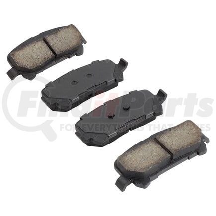 MPA Electrical 1001-1806C Quality-Built Disc Brake Pad, Premium, Ceramic, with Hardware