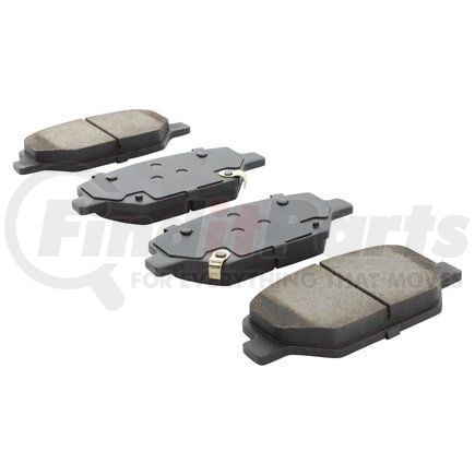 MPA Electrical 1001-1886C Quality-Built Premium Ceramic Brake Pads