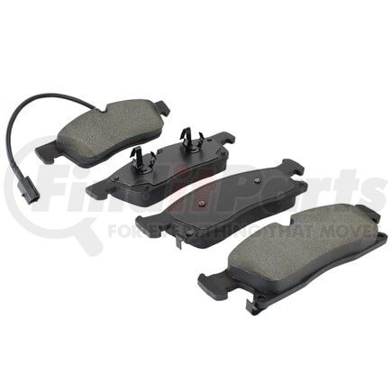 MPA Electrical 1001-1904BM Quality-Built Premium Semi-Metallic Brake Pads