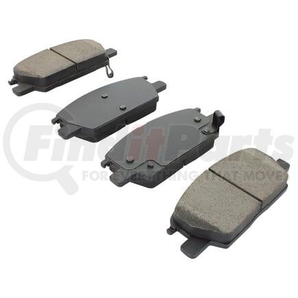 MPA Electrical 1001-1913C Quality-Built Disc Brake Pad Set - Premium, Ceramic